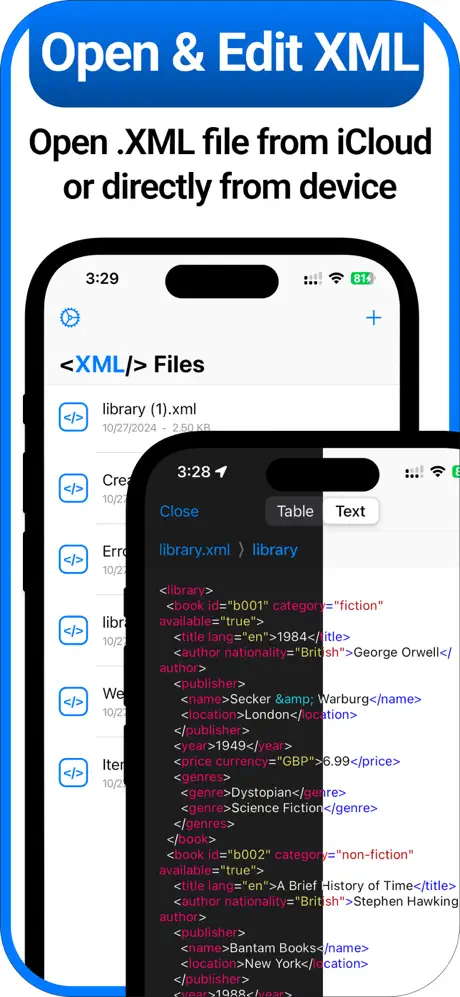 XML Viewer & XML Editor – 1