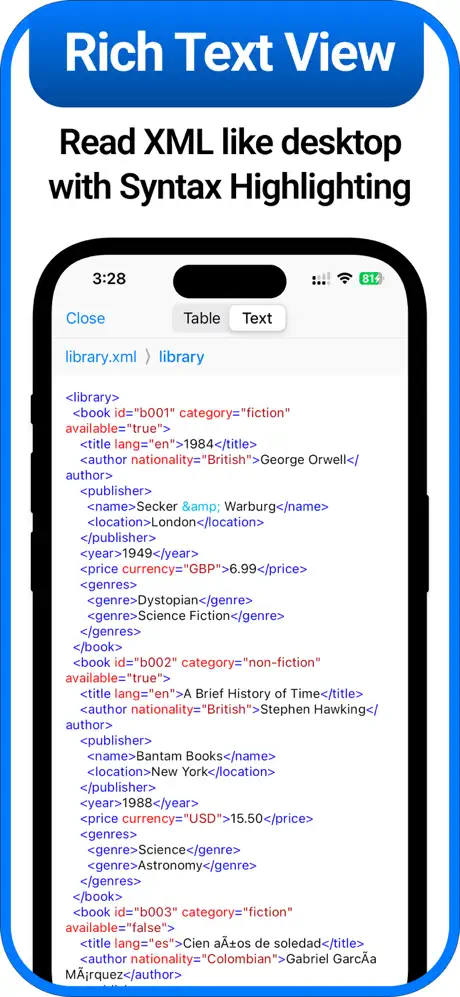 XML Viewer & XML Editor – 5