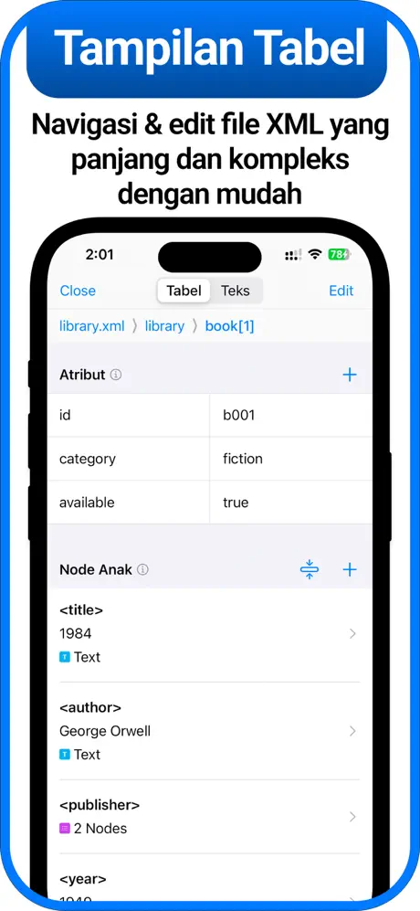 XML Viewer Reader Editor – 4