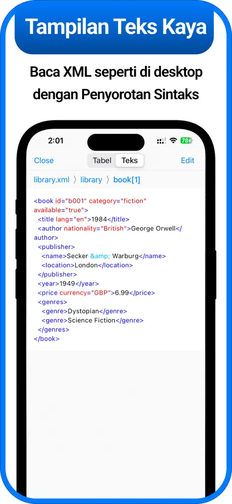 XML Viewer Reader Editor – 5